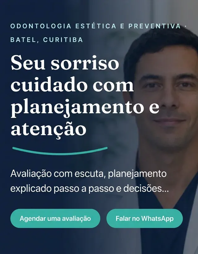 Demonstração — Dr. André Carvalho, odontologia (Capa)