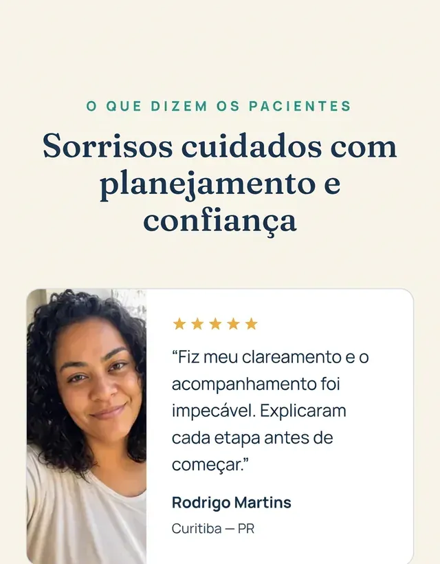 Demonstração — Dr. André Carvalho, odontologia (Depoimentos)